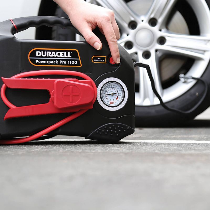 Duracell Powerpack Pro 1100 Jump Starter Air Compressor and Power Inverter, 2 of 8