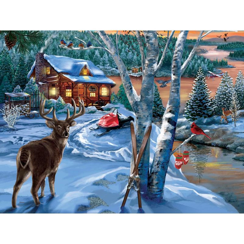 MasterPieces Inc Holiday Visitors 300 Piece Large EZ Grip Jigsaw Puzzle, 3 of 7