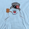 Frosty The Snowman Frosty Face Adult Pull-Over Hoodie - 2 of 4