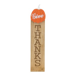 Give Thanks Wooden Sign - 1 of 1