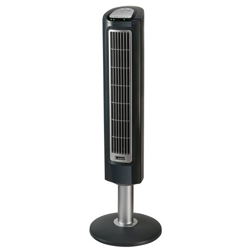 Lasko Lko-2519 38 Inch Portable Electric Remote Controlled Widespread  Oscillating Wind Tower Fan And With 7 Hour Touch Control Timer, Black :  Target