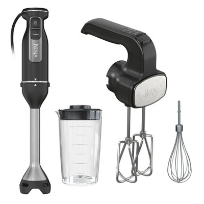 Ninja Foodi Power Mixer System Blender and Handmixer w/ Dough ,Red