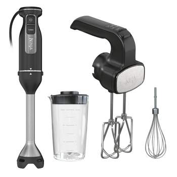 Ninja Foodi Power Mixer System Immersion Blender Hand Mixer Combo with Whisk and Beaters - CI101
