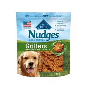 Blue Buffalo Nudges Grillers Natural Dog Treats with Chicken - 16oz - 1 of 4