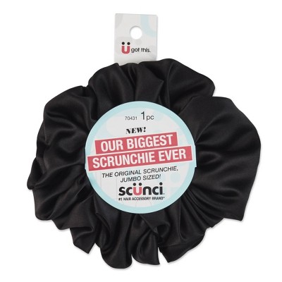 scunci Jumbo Scrunchie - Black