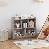 Toy Storage Organizer, Kids Bookshelf with Cubby Organizer Cabinet, Toy Organizer for Children Bedroom, Playroom, Nursery - 2 of 4