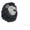 Origami Lion Head Wall Decoration 14" H – Resin Animal Art Anne Home By Old Modern Handicrafts - 4 of 4