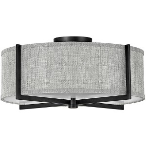 Hinkley Axis Black and Heathered Gray Ceiling Light - 1 of 1
