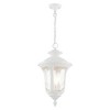 Livex Lighting Oxford 3 - Light Pendant in  Textured White - 4 of 4