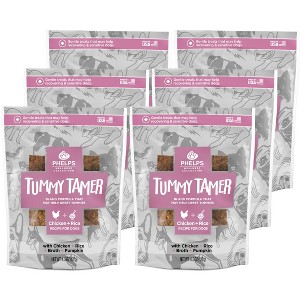 Phelps Wellness Collection Tummy Tamer Bland Chicken & Rice Recipe Dog Treats 4.5 oz, 6 Pack - 1 of 3