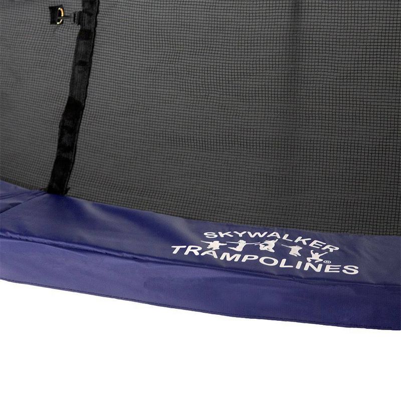 Skywalker Trampolines 15&#39; x 13&#39; Oval Trampoline Combo with Spring Pad - Navy, 4 of 7