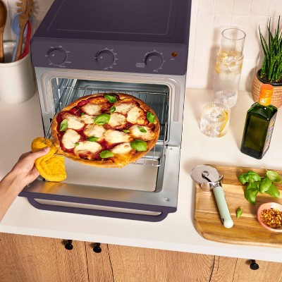 Plum 6-Slice Air Fryer Toaster Oven with Stainless Steel Door