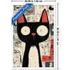 Trends International Andreas Magnusson - Surprised Cat Framed Wall Poster Prints - 3 of 4