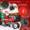 Karl Home Lighted Santa Claus Rides Motorcycle Christmas Outdoor Decoration - 4 of 4