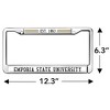 Emporia State University Full Size Standard License Plate Metal Frame - 4 of 4