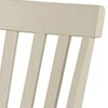 Farmhouse Rubberwood Counter Chair (Set of 2) with Slat Back and Scooped Seat ¨C Distressed - 4 of 4