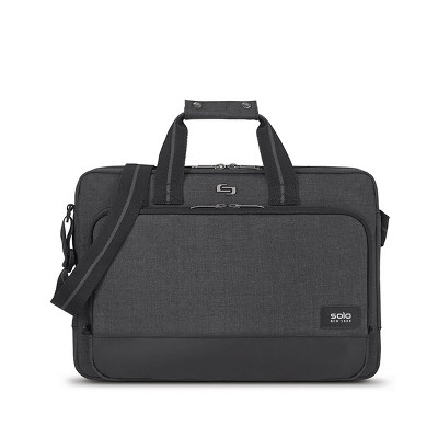 Solo New York Astor 15.6” Laptop Slim Briefcase - Black