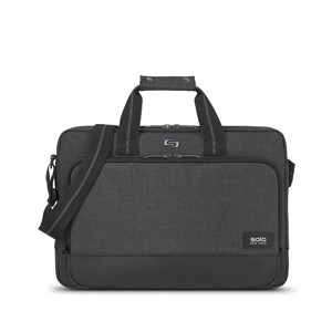 Solo New York Astor 15.6" Laptop Slim Briefcase - Black - 1 of 4