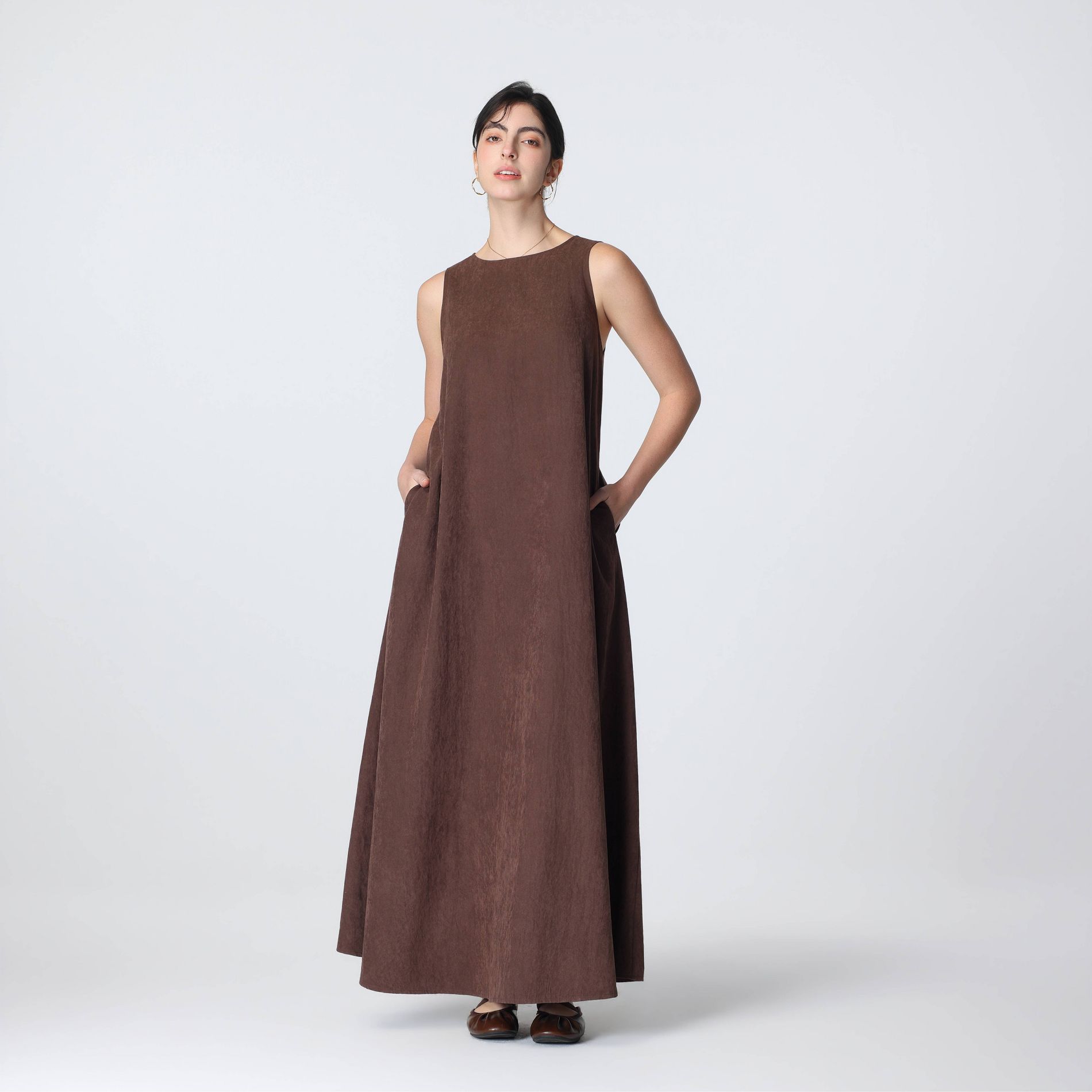 Women's Swing Maxi Dress - A New Day™ Brown