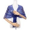 INSPIRE CHIC Women's Sequin Shawls and Wraps for Evening Dresses Fringed Sparkly Scarf 1Pc - 3 of 4