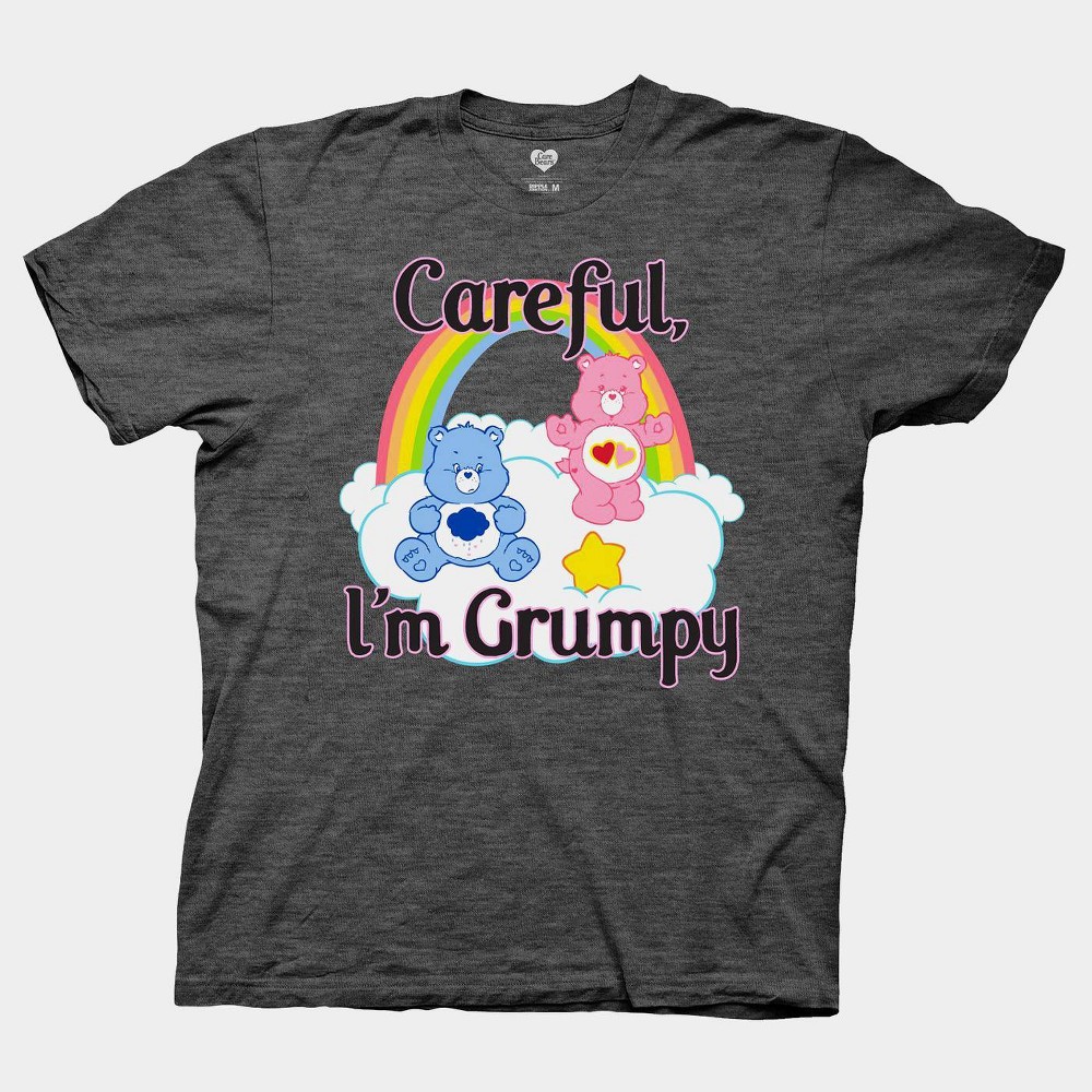 Men's Care Bears Short Sleeve Graphic T-Shirt - Heather Gray M