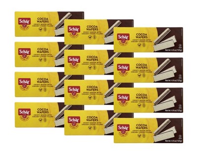 Schar Gluten-Free Cocoa Wafers - Case of 12/4.4 oz