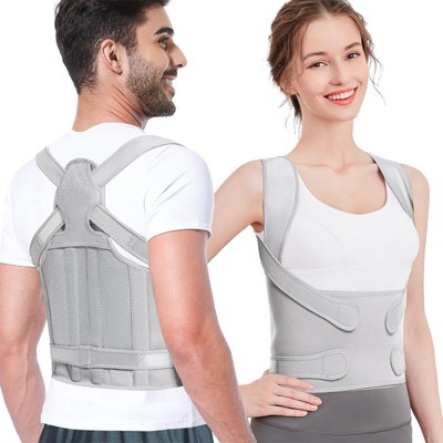Attop  Posture Corrector for Men and Women - Adjustable Full Back Support Brace for Upper/Lower Back Pain, Scoliosis, and Hunchback Relief