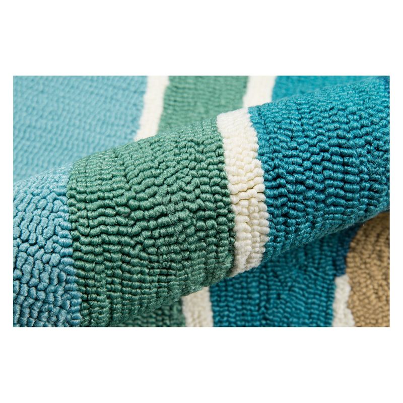 3&#39;9&#34;x5&#39;9&#34; Bird Hooked Accent Rug Blue - Momeni, 3 of 7