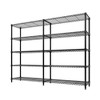 5-Tier Storage Shelves Metal Shelving Unit, Adjustable Wire Shelves Heavy Duty Standing Garage Shelving Racks - 2 of 4
