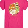 Men's - Pokémon - Fidough Smoliv Pawmi Coffee Café Trio Short Sleeve Graphic T-Shirt - 2 of 4