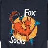 Men's - Dr. Seuss - Fox In Socks Jumping Graphic Fleece Sweatshirt - 2 of 4