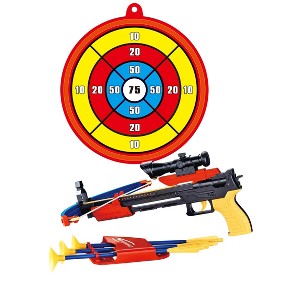 AZ  Import Archery Crossbow And Arrow Toy Set with Target - 1 of 4