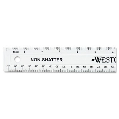 Westcott 12" Shatterproof Ruler 13862
