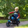 Aosom Kids Motorcycle with Training Wheels, 6V Battery-Operated Motorbike for Kids with SIngle-Button Start, Headlight, for 18-48 Months - 3 of 4