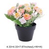 Unique Bargains Artificial Plants Chrysanthemum Plastic 4.33"x4.33"x7.87" 1 Pcs - 3 of 4