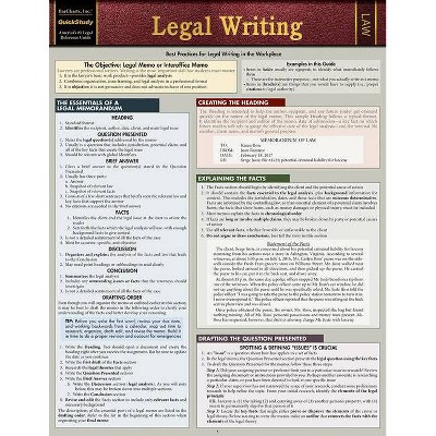 Legal Writing - by  Barcharts Inc (Poster)