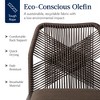 Best Choice Products Set of 2 Indoor/Outdoor Aluminum Woven Side Dining Chairs w/ All-Weather Rope - 3 of 4