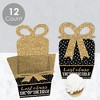 Big Dot of Happiness Reunited - Square Favor Gift Boxes - School Class Reunion Party Bow Boxes - Set of 12 - 3 of 4