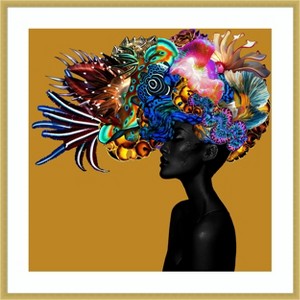 Amanti Art Crowning Glory II by Lolita Lorenzo Wood Framed Wall Art Print - 1 of 4