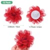 Unique Bargains Mesh Fabric Full Chiffon Flowers for DIY 12 Pcs - 3 of 4