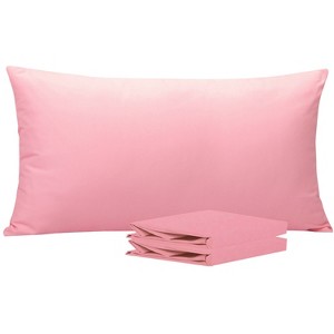 Brushed Microfiber Pillowcases, Super Soft Pillowcases with Envelope Closure - NTBAY - 1 of 4