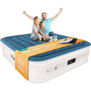 Dr. Air 18” Air Mattress with Electric Pump, Waterproof Velvety Top and Carry Bag - 1 of 4