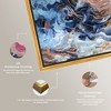 Art Remedy Doll Memories - Bold Watercolor Geode Pastel Color Abstract Wall Art Framed - 4 of 4