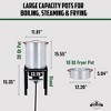 Hike Crew 14-Piece Outdoor Turkey Fryer Kit W/30Qt Boiler Pot, 10Qt Turkey Fryer Pot, Stand & More - 2 of 4