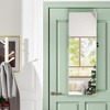Wall/Door Mounted Jewelry Cabinet Full Screen Mirror Armoire Organizer w/ 6 LEDs - 4 of 4