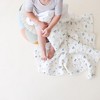 Makemake Organics GOTS Certified Organic Kids Blanket Cotton Infill Tufted - Reversible Ultra Soft - Mighty Heros - 3 of 4