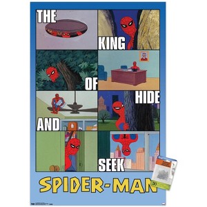 Trends International Marvel Comics - Spider-Man - Hide and Seek Unframed Wall Poster Prints - 1 of 4