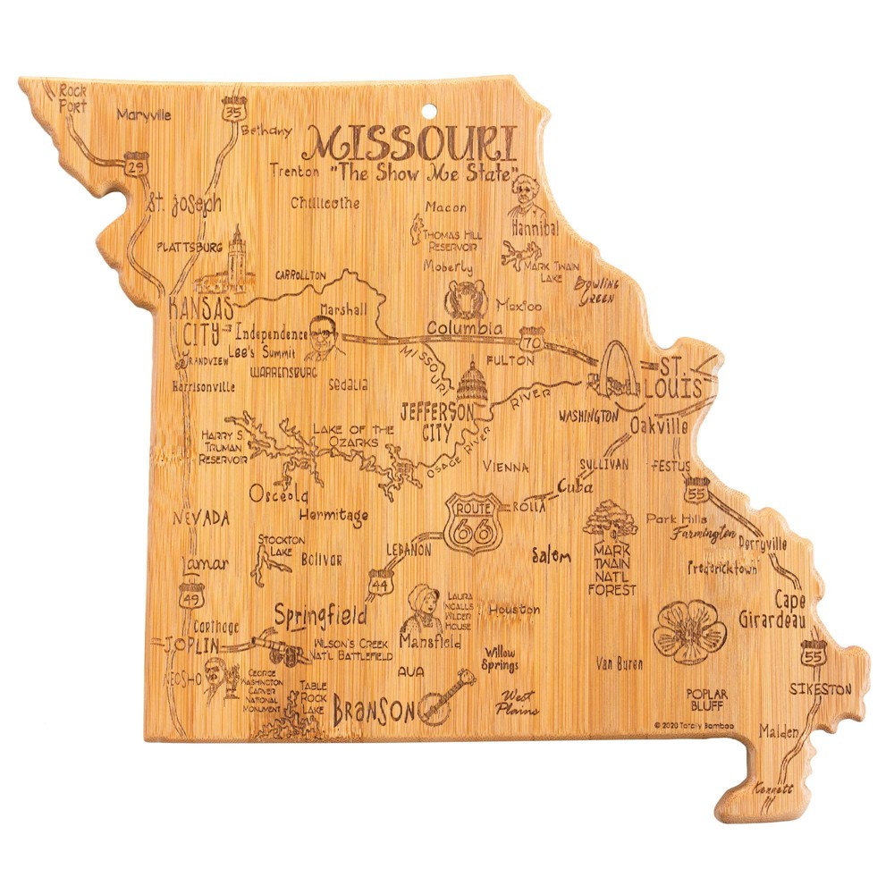 Photos - Chopping Board / Coaster Totally Bamboo Destination Missouri Cutting Board