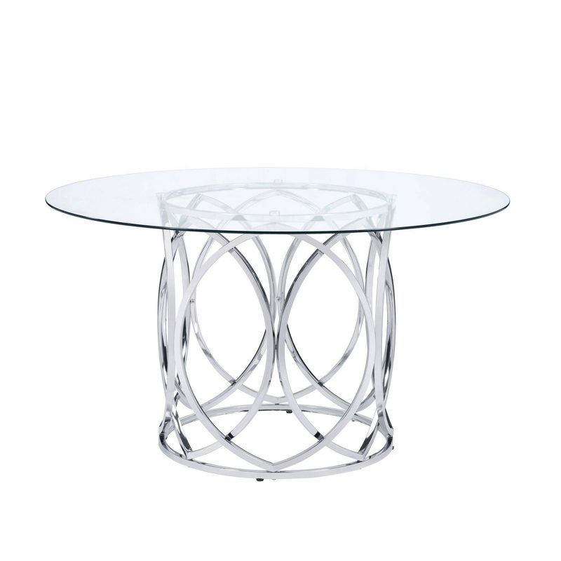 Marcy Round Dining Table Chrome - Picket House Furnishings, 3 of 9