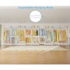 Timate U4 U Shape Garment Rack Heavy Duty Clothes Rack, Expandable Clothing Rack Wall Mounted Closet Extra Large Walk in Closet System - 3 of 4